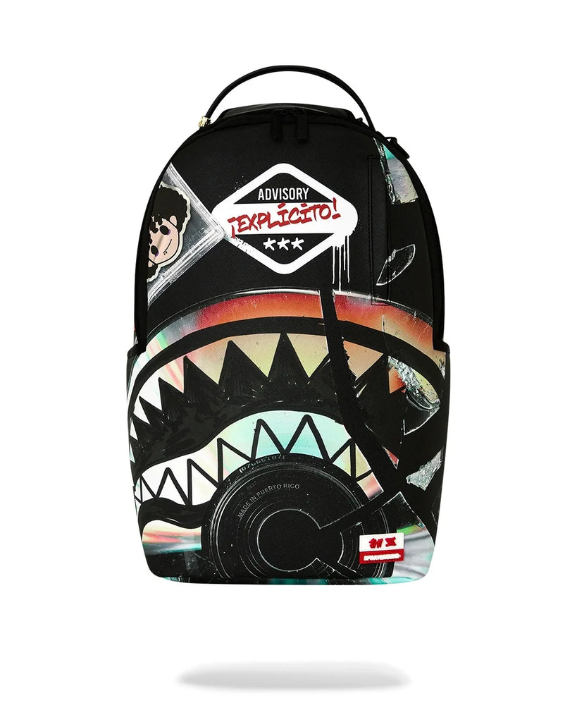 ZAINO SPRAYGROUND 9033 JON Z BURNED DISC BACKPACK