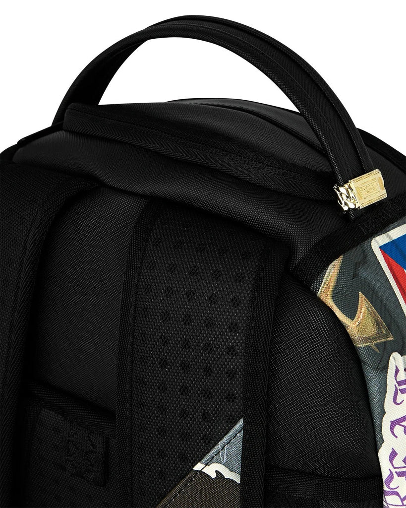 ZAINO SPRAYGROUND 9033 JON Z BURNED DISC BACKPACK