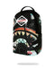 ZAINO SPRAYGROUND 9033 JON Z BURNED DISC BACKPACK