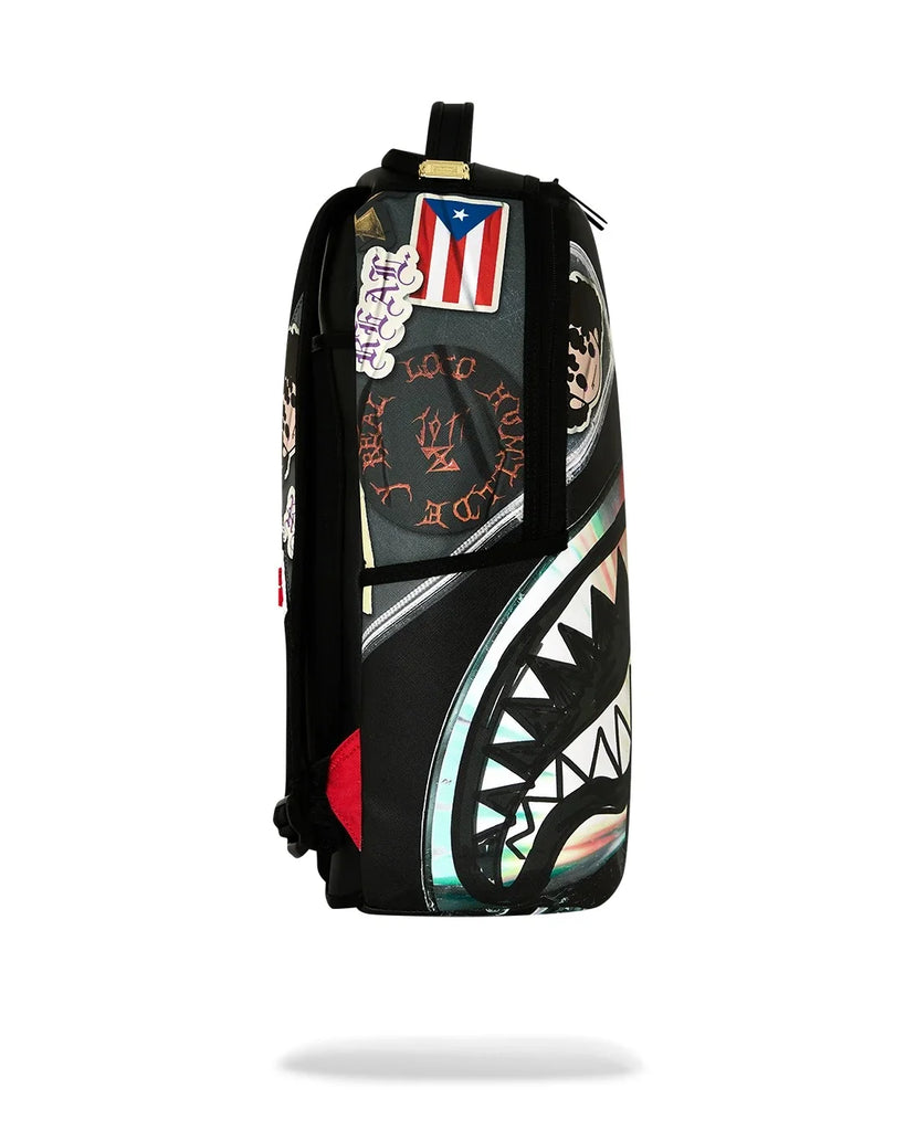 ZAINO SPRAYGROUND 9033 JON Z BURNED DISC BACKPACK