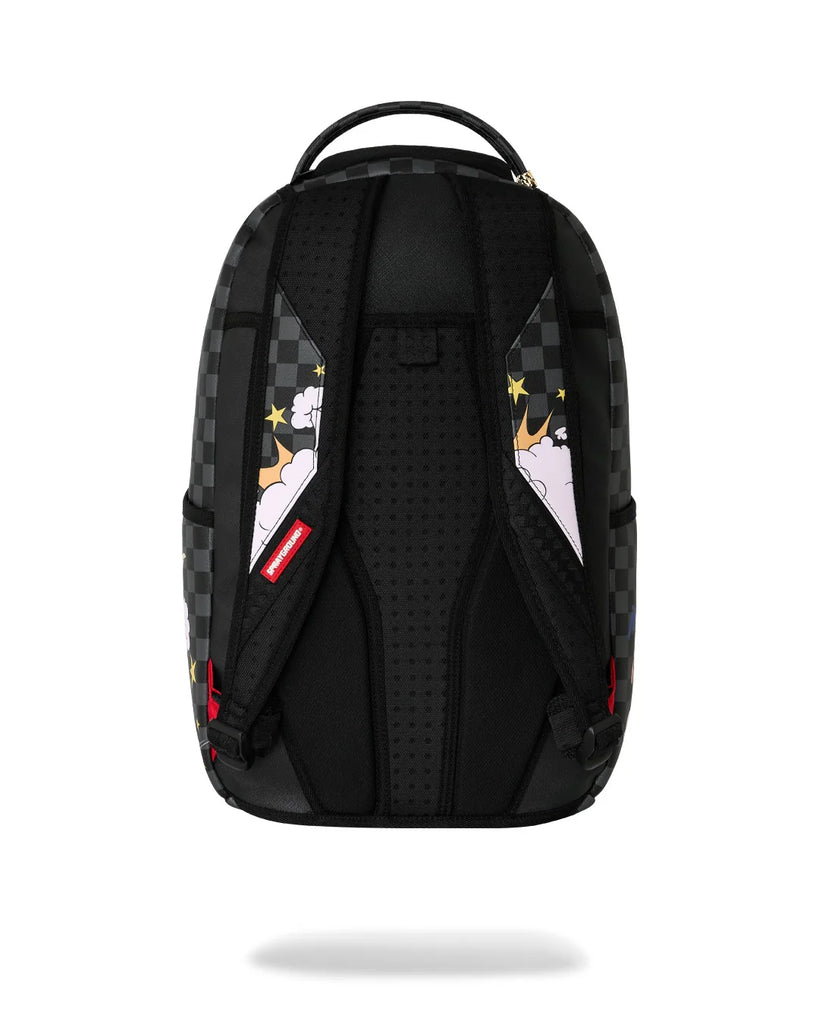 ZAINO SPRAYGROUND 9071 LOONEY TUNES FIGHT CLOUD BACKPACK