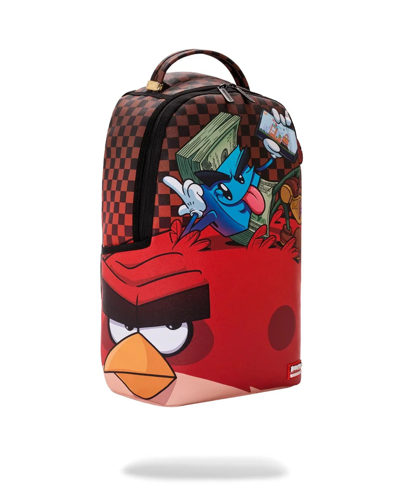 ZAINO SPRAYGROUND 9076 MONEY BOY CHILLIN ON BIG ANGRY BIRD BACKPACK