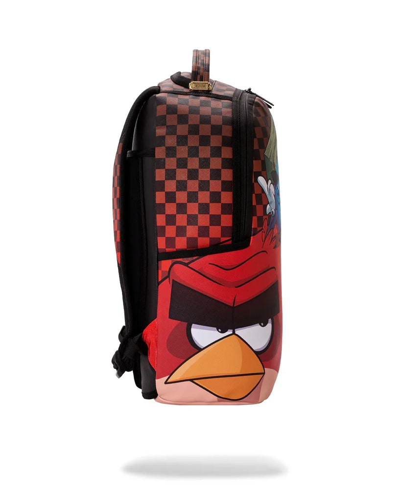 ZAINO SPRAYGROUND 9076 MONEY BOY CHILLIN ON BIG ANGRY BIRD BACKPACK