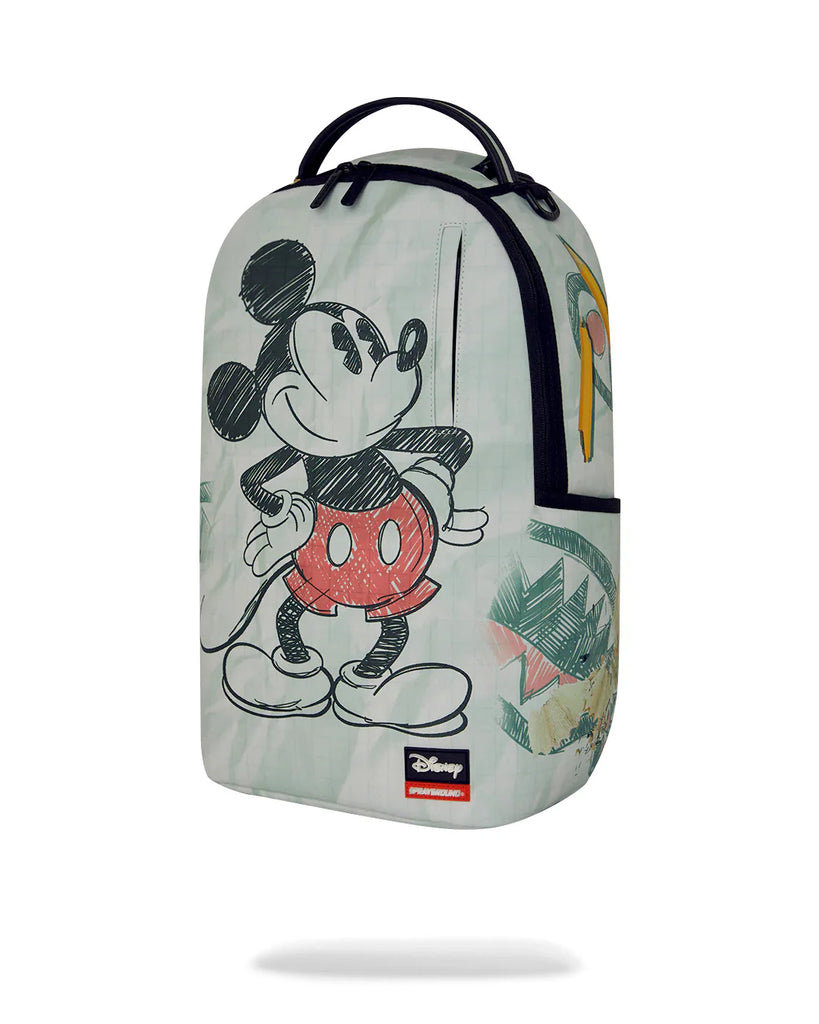 ZAINO SPRAYGROUND 9128 DISNEY OLD SCHOOL MICKEY SKETCH BACKPACK