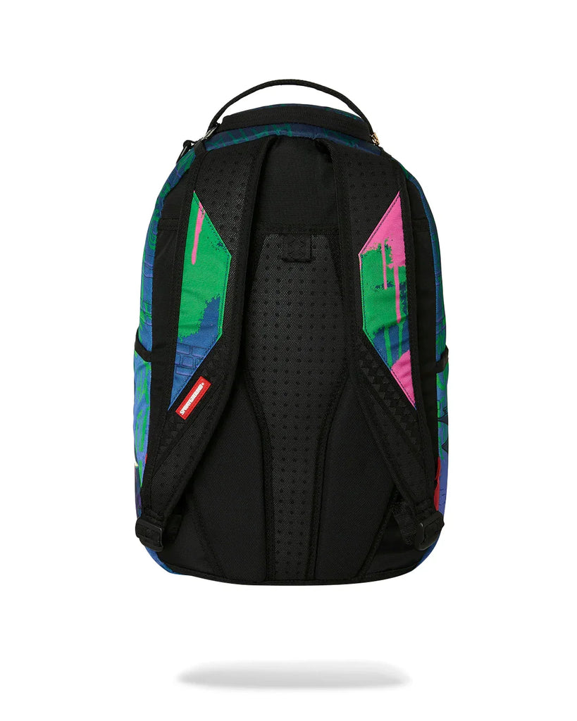 ZAINO SPRAYGROUND 9286 DC JOKER TAGGED UP BATMOBILE BACKPACK