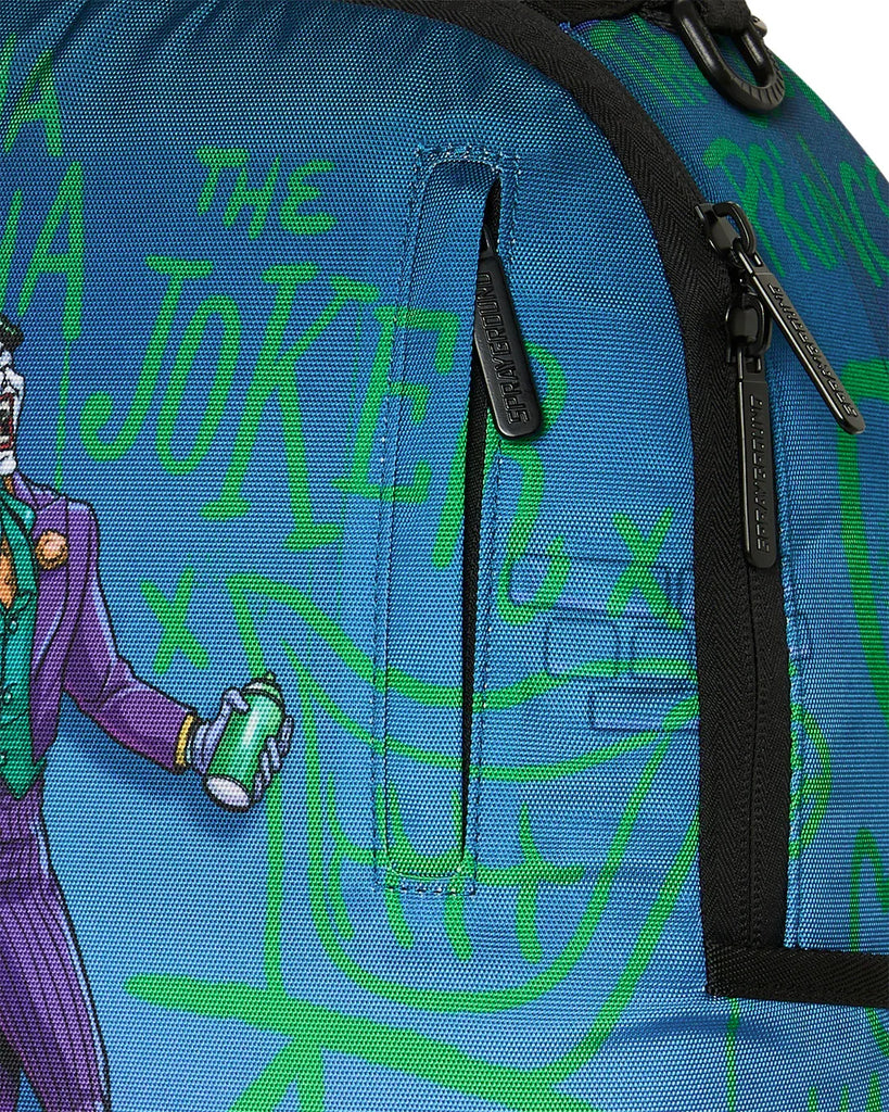 ZAINO SPRAYGROUND 9286 DC JOKER TAGGED UP BATMOBILE BACKPACK