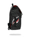 ZAINO SPRAYGROUND 9311 SHARKS IN PARIS WTF BUBBLY BLACK CHECK MONTE CARLO
