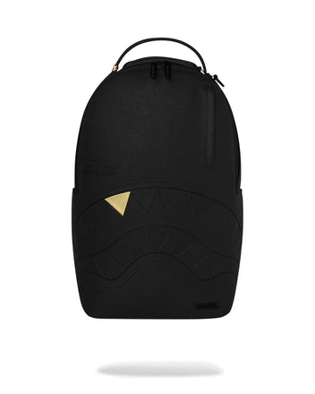 ZAINO SPRAYGROUND 9325 BLACKED OUT EMBOSSED GOLD TOOTH BACKPACK
