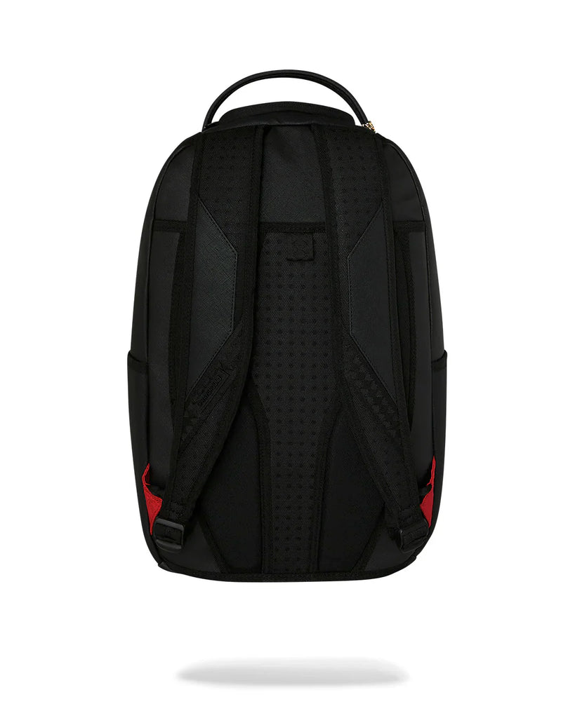ZAINO SPRAYGROUND 9325 BLACKED OUT EMBOSSED GOLD TOOTH BACKPACK