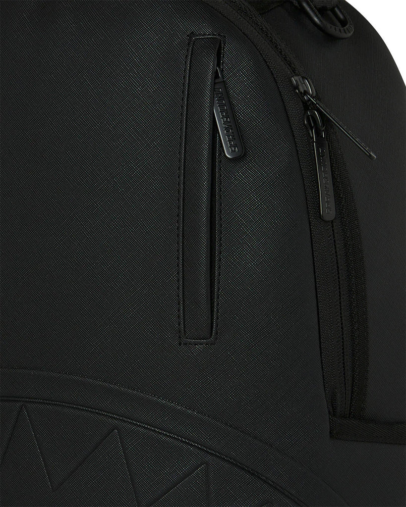ZAINO SPRAYGROUND 9325 BLACKED OUT EMBOSSED GOLD TOOTH BACKPACK