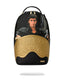 ZAINO SPRAYGROUND 9555 SCARFACE GOLD EMBOSSED BACKPACK