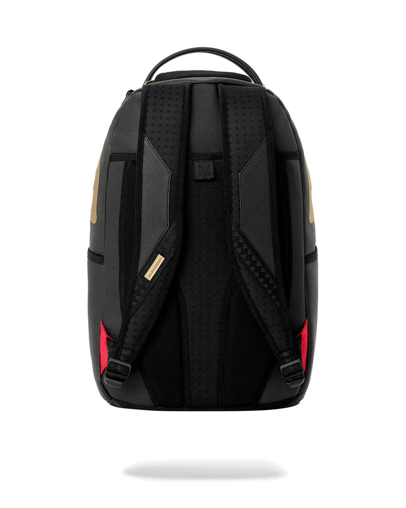 ZAINO SPRAYGROUND 9555 SCARFACE GOLD EMBOSSED BACKPACK