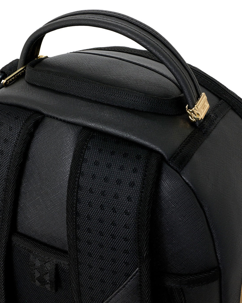 ZAINO SPRAYGROUND 9555 SCARFACE GOLD EMBOSSED BACKPACK