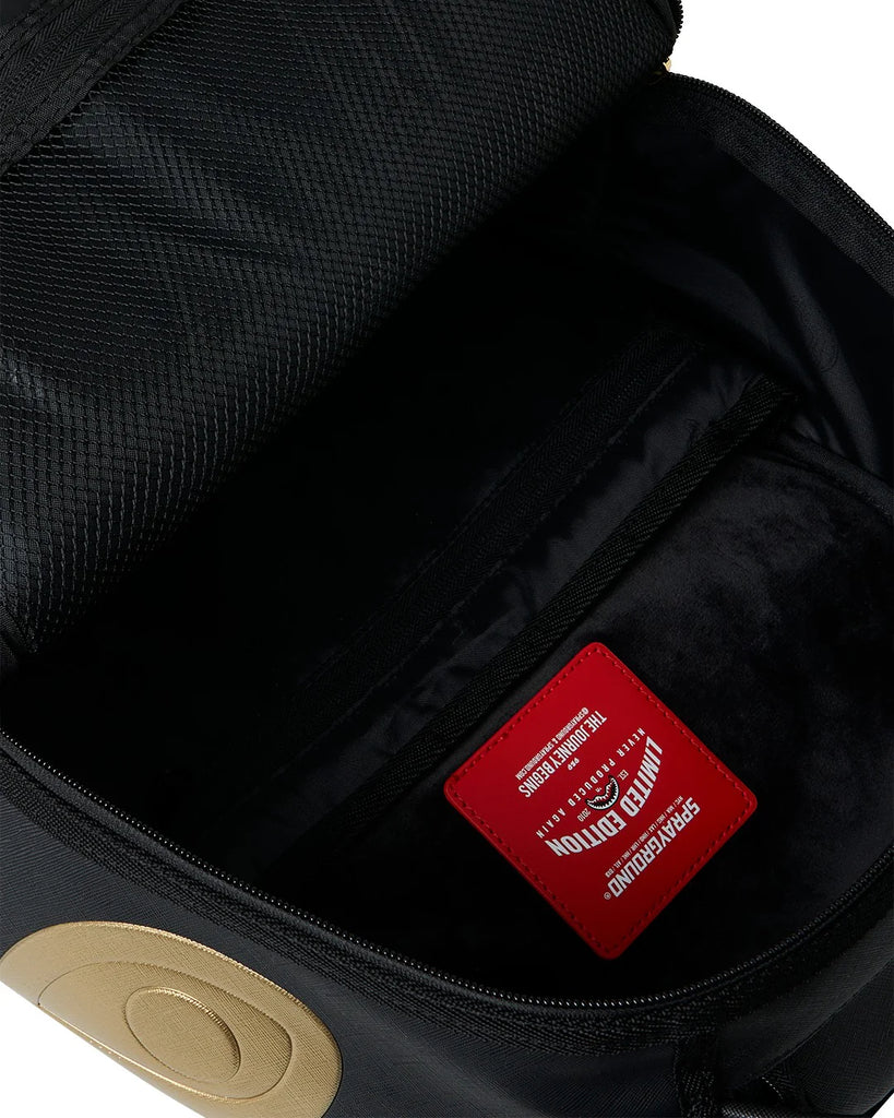 ZAINO SPRAYGROUND 9555 SCARFACE GOLD EMBOSSED BACKPACK