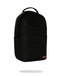ZAINO SPRAYGROUND 9626 SHARK CENTRAL EMBOSSED BLACK NYLON BACKPACK