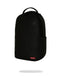 ZAINO SPRAYGROUND 9626 SHARK CENTRAL EMBOSSED BLACK NYLON BACKPACK