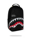 ZAINO SPRAYGROUND 9629 SHARK CENTRAL BLACK EMBROIDERED SHARK BACKPACK