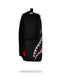 ZAINO SPRAYGROUND 9629 SHARK CENTRAL BLACK EMBROIDERED SHARK BACKPACK