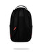 ZAINO SPRAYGROUND 9629 SHARK CENTRAL BLACK EMBROIDERED SHARK BACKPACK