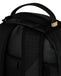 ZAINO SPRAYGROUND 9629 SHARK CENTRAL BLACK EMBROIDERED SHARK BACKPACK