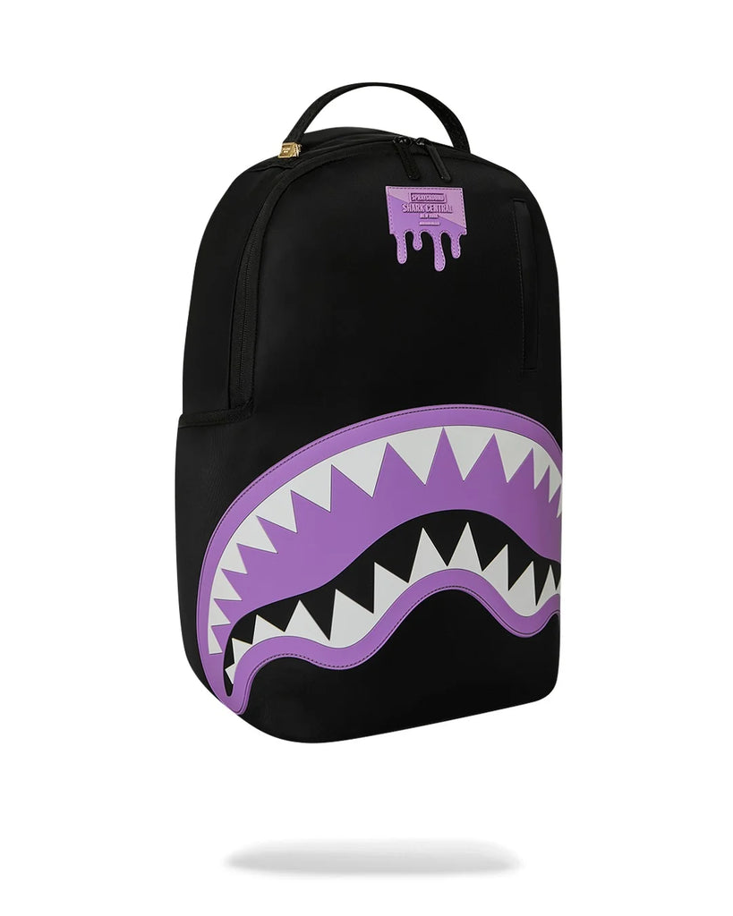 ZAINO SPRAYGROUND 9631 SHARK CENTRAL LIGHT PURPLE BACKPACK