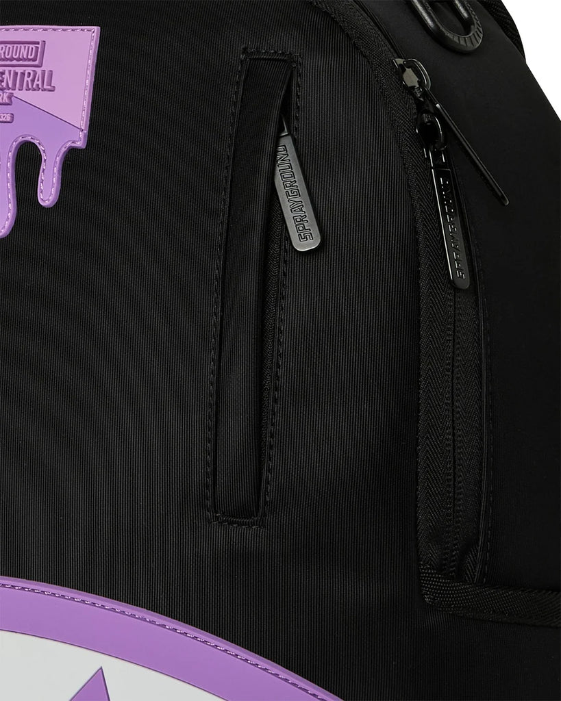 ZAINO SPRAYGROUND 9631 SHARK CENTRAL LIGHT PURPLE BACKPACK