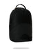 ZAINO SPRAYGROUND 9635 SHARK CENTRAL BLACKED OUT EMBOSSED NYLON BACKPACK