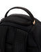 ZAINO SPRAYGROUND 9635 SHARK CENTRAL BLACKED OUT EMBOSSED NYLON BACKPACK