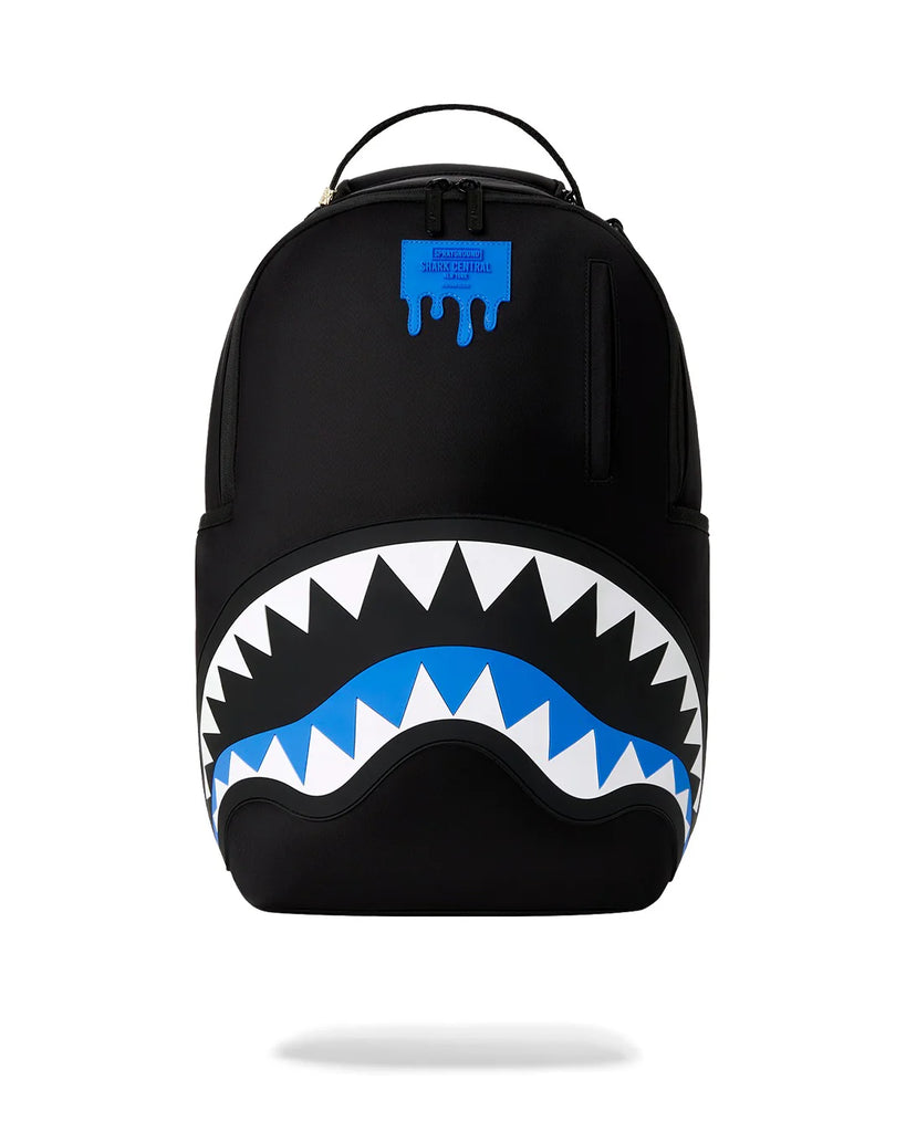 ZAINO SPRAYGROUND 9637 SHARK CENTRAL LIGHT BLUE BACKPACK