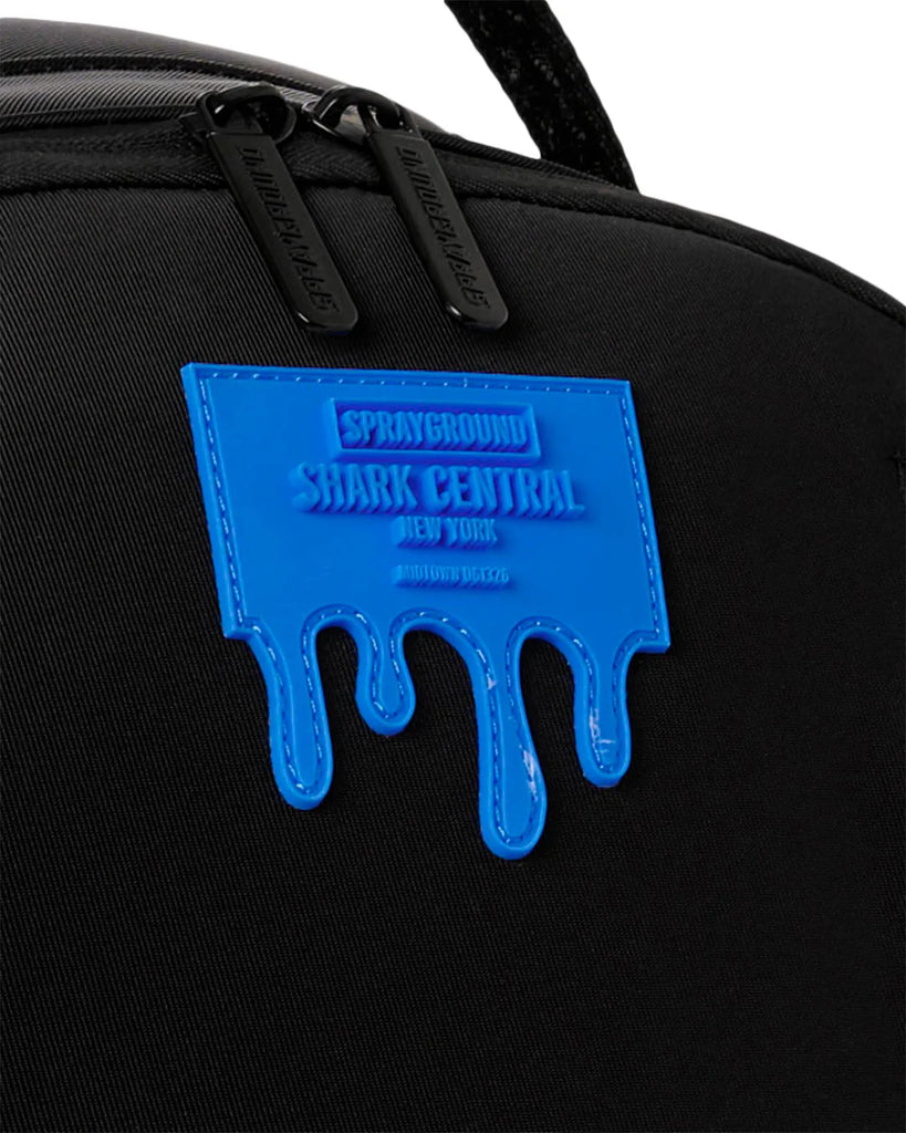ZAINO SPRAYGROUND 9637 SHARK CENTRAL LIGHT BLUE BACKPACK