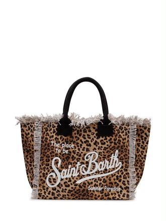 Borsa Mare Saint Barth Vanity Sand Leopardata VANI001 00427L