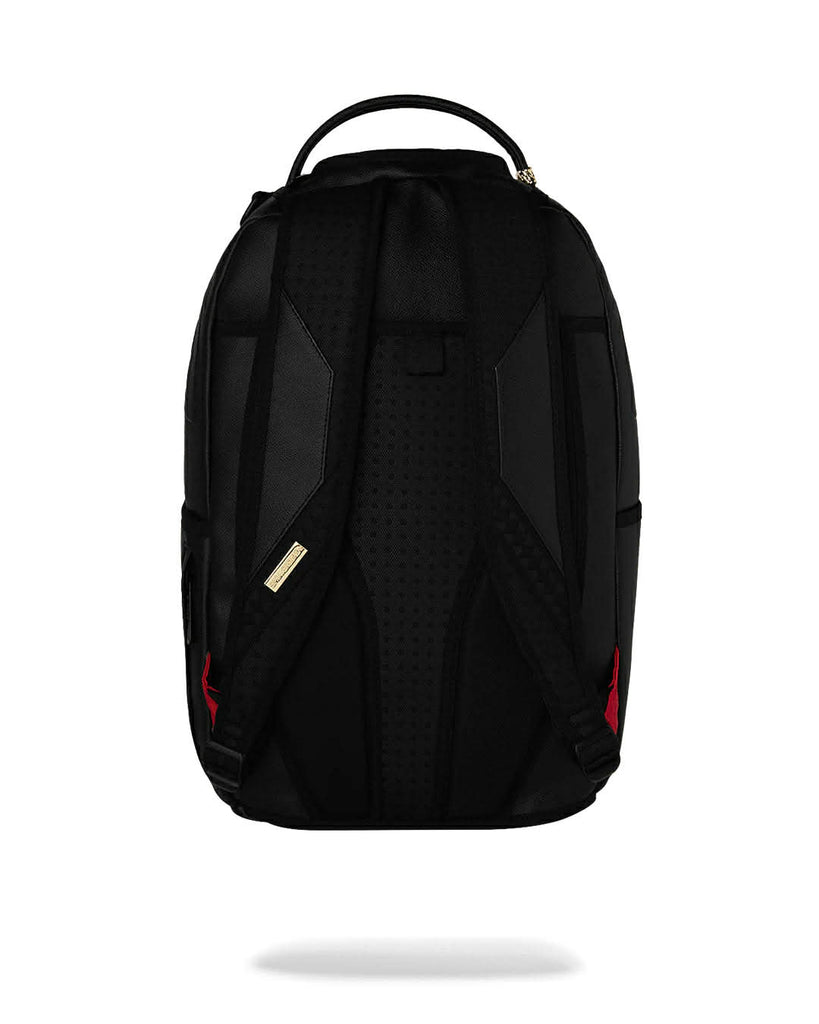 ZAINO SPRAYGROUND 8380 GOLD BRICK LOGO DLXSV BACKPACK