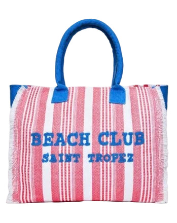 Borse Marinette Saint Tropez Small In Canvas Beach Club