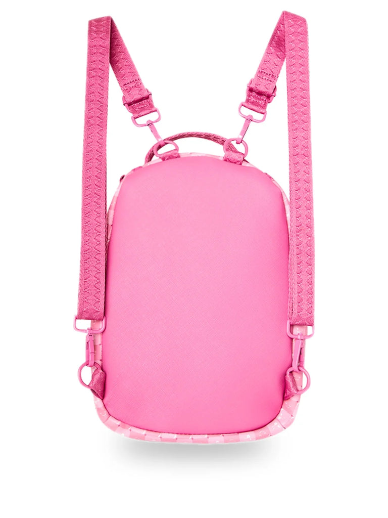 ZAINO SPRAYGROUND 9319 PINK NEW CHECK FACES MINI BACKPACK