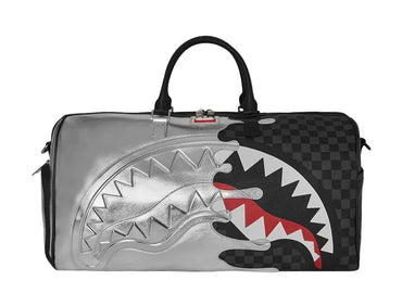 BORSONE SPRAYGROUND 8924 SILVER SIDE DRIP DUFFLE