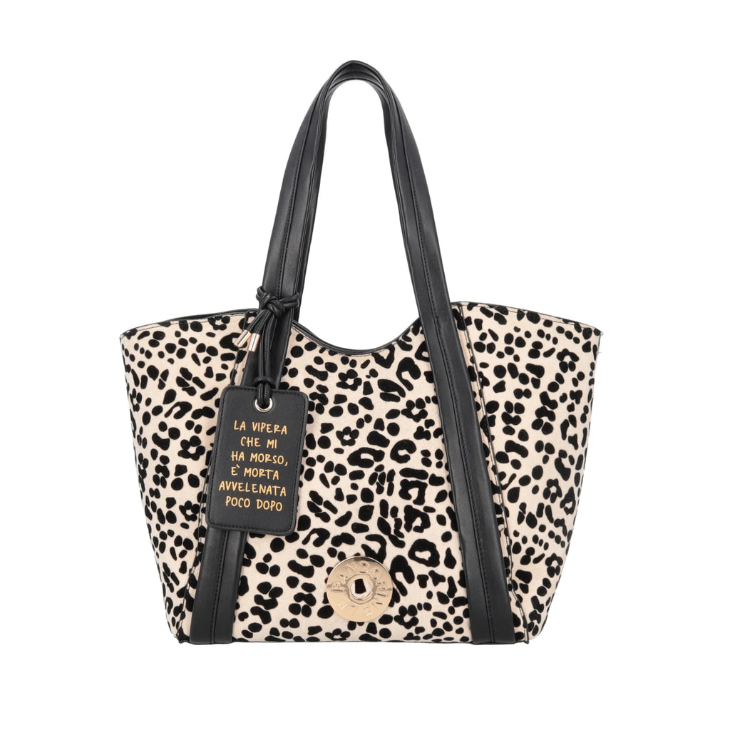 Borse Lepandorine PF2615B77 Shopper big Vicky con stampa animalier