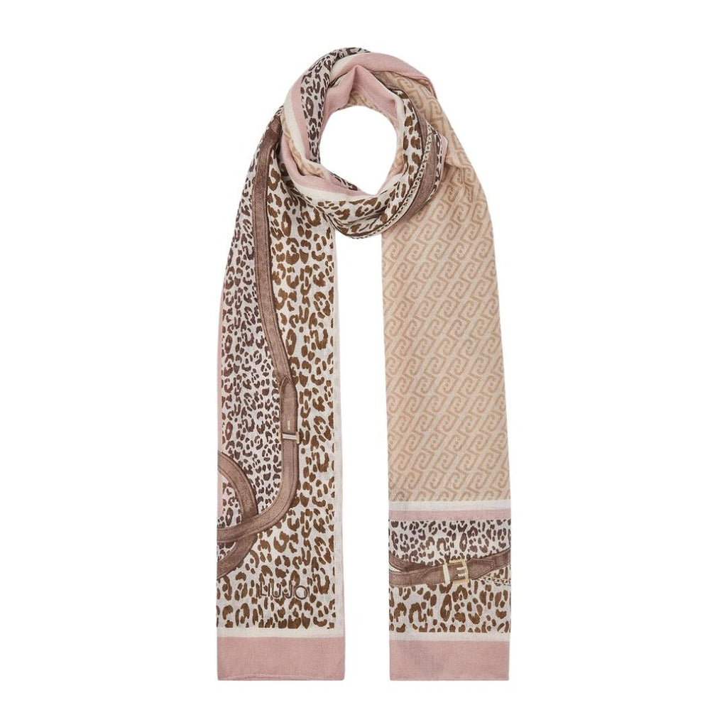 Foulard Liu-Jo 2F6063  cameo rose animalier