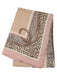 Foulard Liu-Jo 2F6063  cameo rose animalier