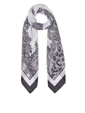 Foulard Liu-Jo 2F6073 animalier bianco e nero