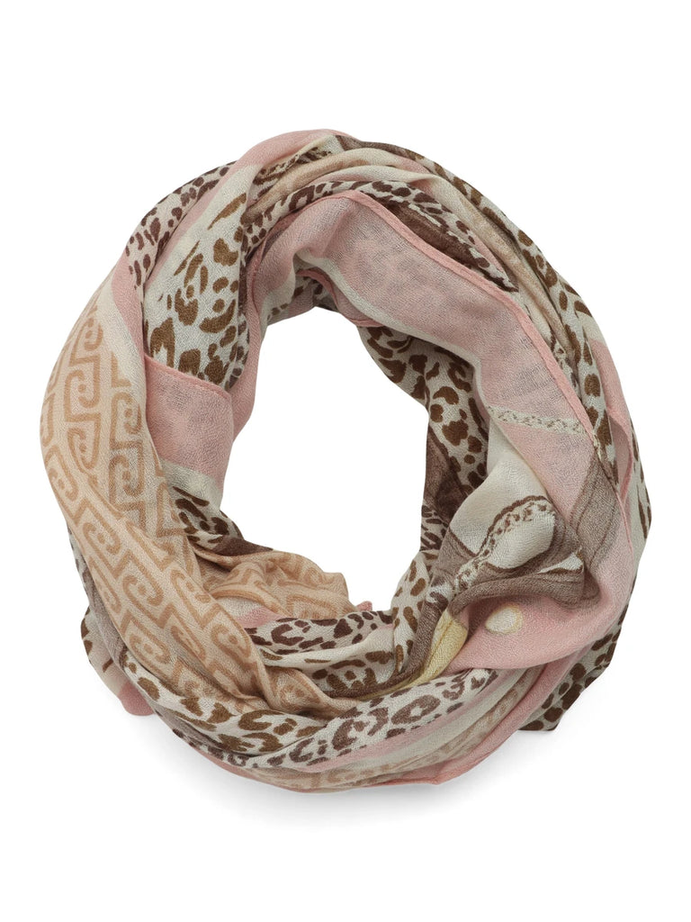 Foulard Liu-Jo 2F6063  cameo rose animalier