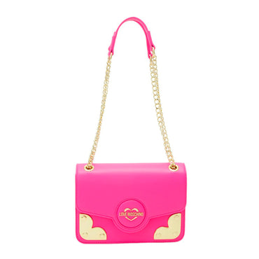 Borsa Love Moschino JC4217 Flap Bag a spalla regolabile con placca laterale