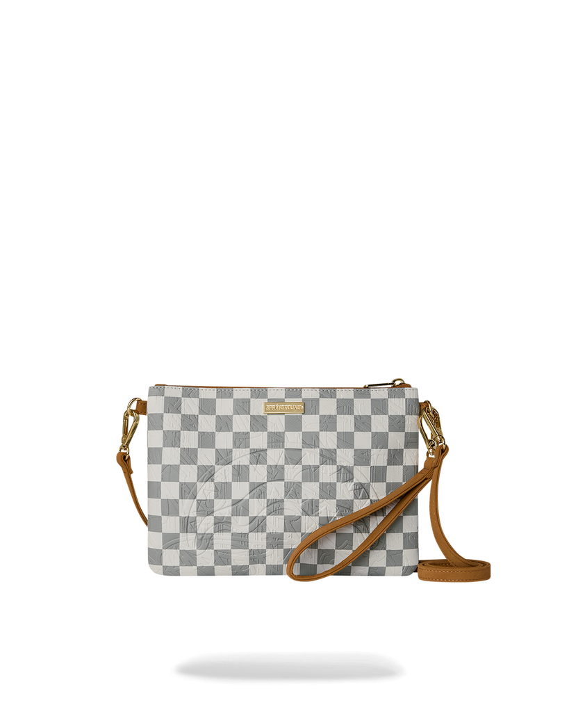 POCHETTE SPRAYGROUND 8984 3AM CREAM CROSSBODY CLUTCH