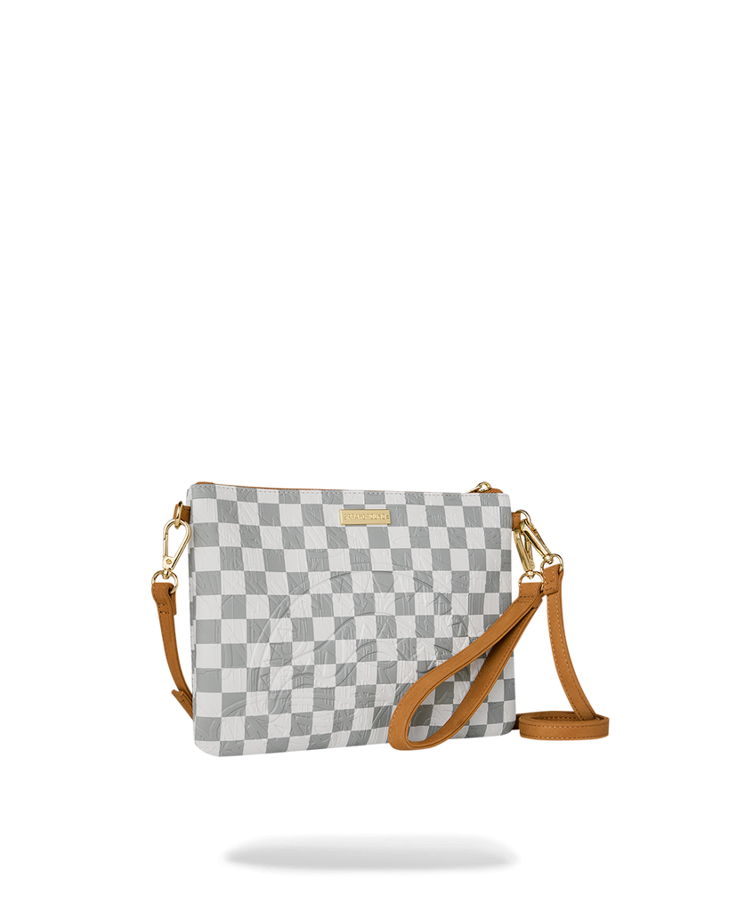 POCHETTE SPRAYGROUND 8984 3AM CREAM CROSSBODY CLUTCH