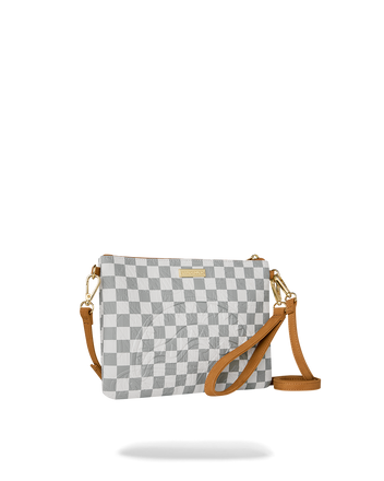 POCHETTE SPRAYGROUND 8984 3AM CREAM CROSSBODY CLUTCH
