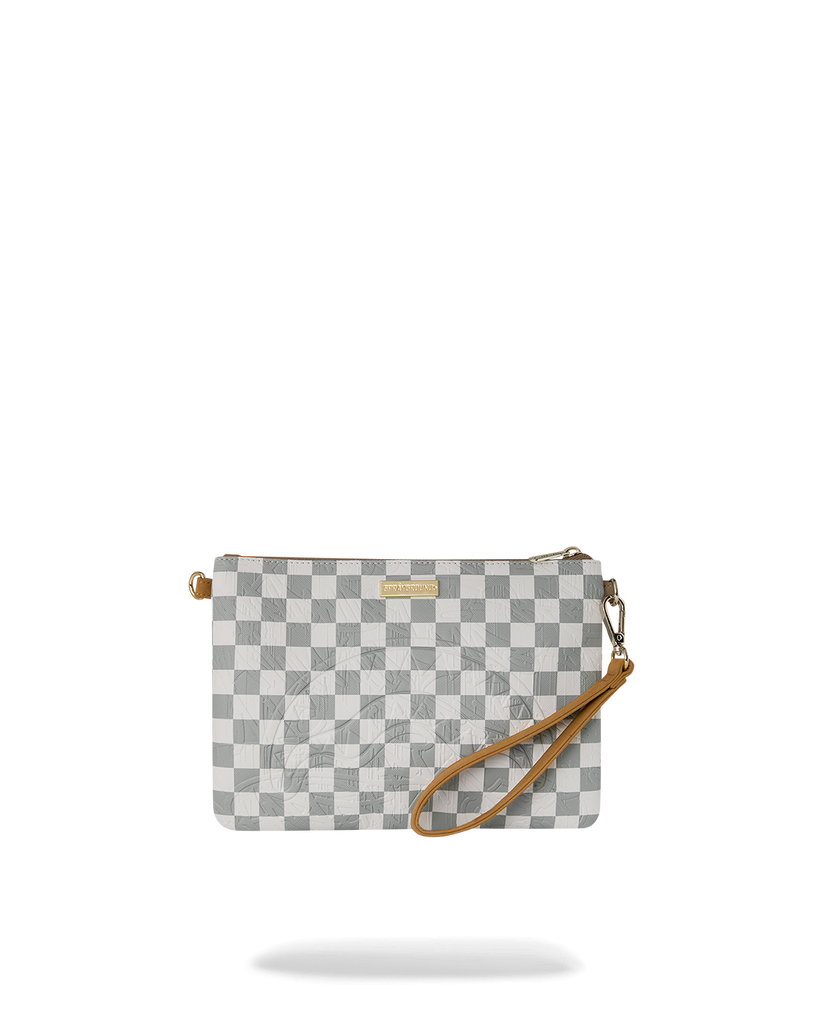 POCHETTE SPRAYGROUND 8984 3AM CREAM CROSSBODY CLUTCH