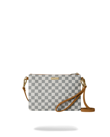 POCHETTE SPRAYGROUND 8984 3AM CREAM CROSSBODY CLUTCH