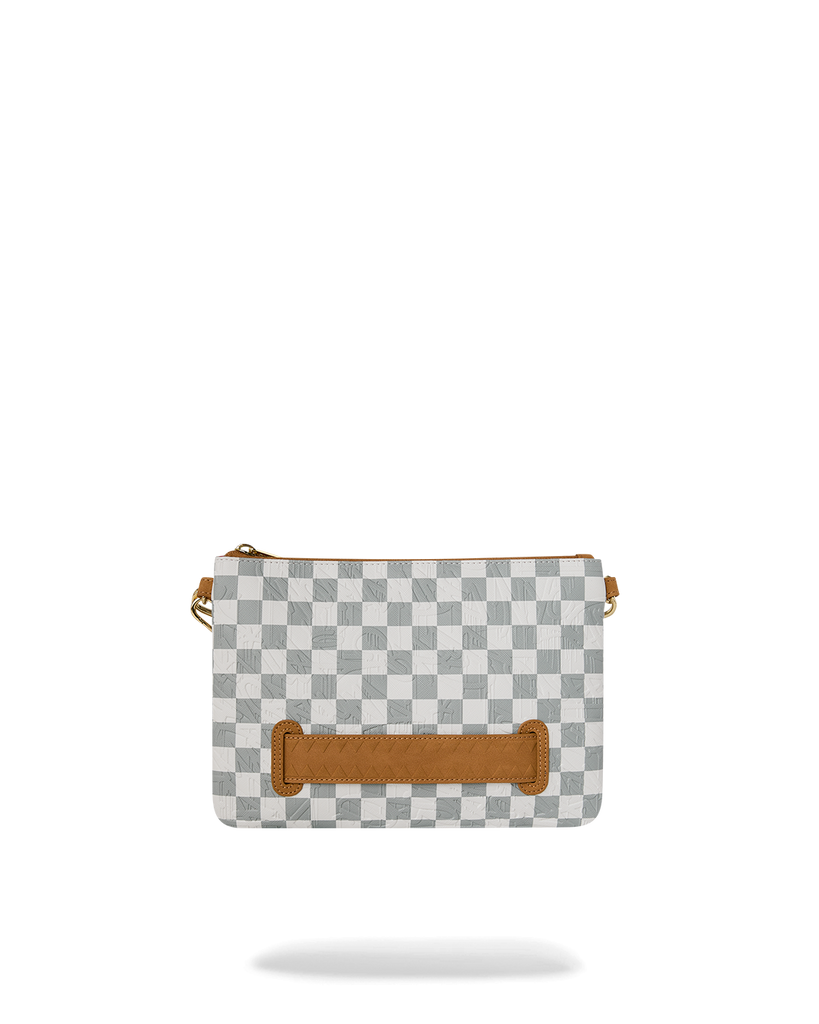 POCHETTE SPRAYGROUND 8984 3AM CREAM CROSSBODY CLUTCH