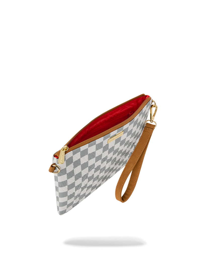 POCHETTE SPRAYGROUND 8984 3AM CREAM CROSSBODY CLUTCH