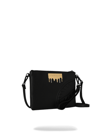 POCHETTE SPRAYGROUND 9044 GOLD BRICK LUX CROSSBODY CLUTCH
