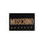 Sciarpa Moschino Art30782 M2961 nera logo teddy bear in metallo